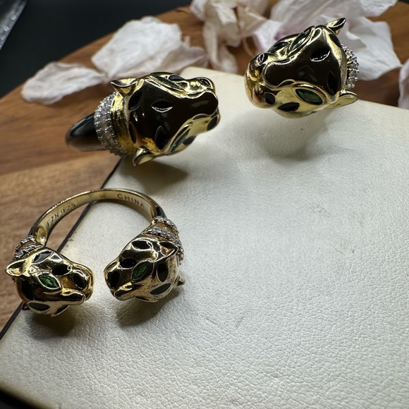 Cat bangle and ring set (sterling silver) - Picture 13 of 14